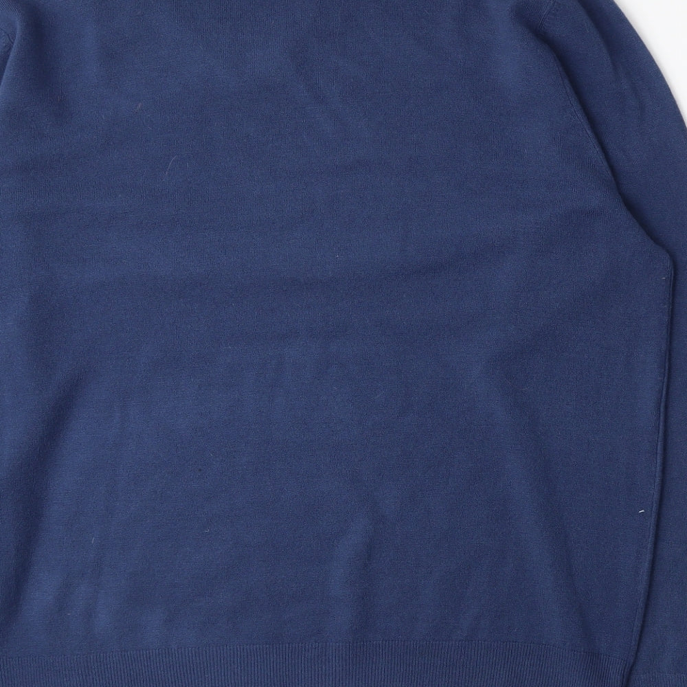 Marks and Spencer Womens Blue Knit Pullover Jumper Size 2XL