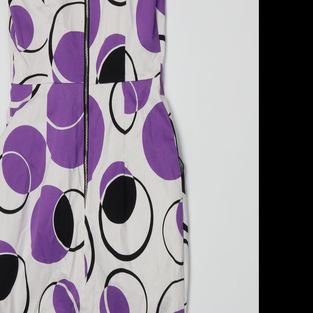 Marks and Spencer Womens Purple A-Line Size 8