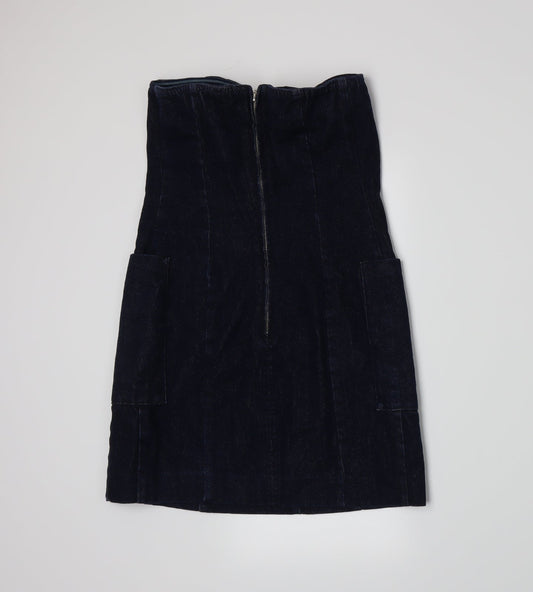 ASOS Womens Blue Denim A-Line Size 10