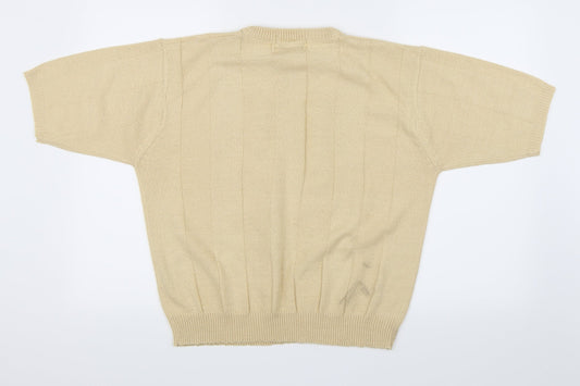 Compliments Womens Beige Pullover Jumper Size M