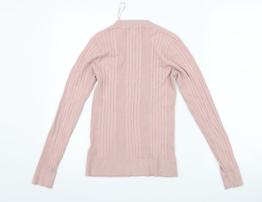 New Look Womens Pink Pullover Jumper Size 12