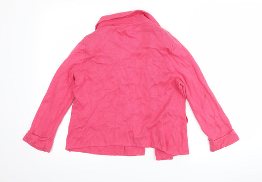 Marks and Spencer Womens Pink Jacket Blazer Size 12
