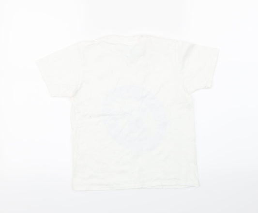 Gildan Boys White Basic T-Shirt Size 7-8 Years