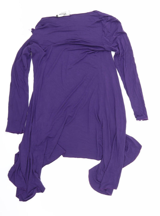 Too True Womens Purple Cardigan Jumper Size M