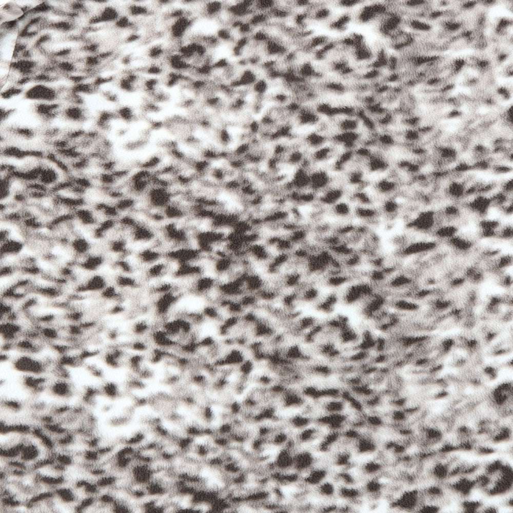 Avon Womens Brown Animal Print Top Pyjama Top Size 14