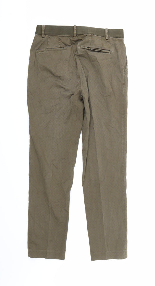 Uniqlo Womens Green Trousers Size 26 L27 in