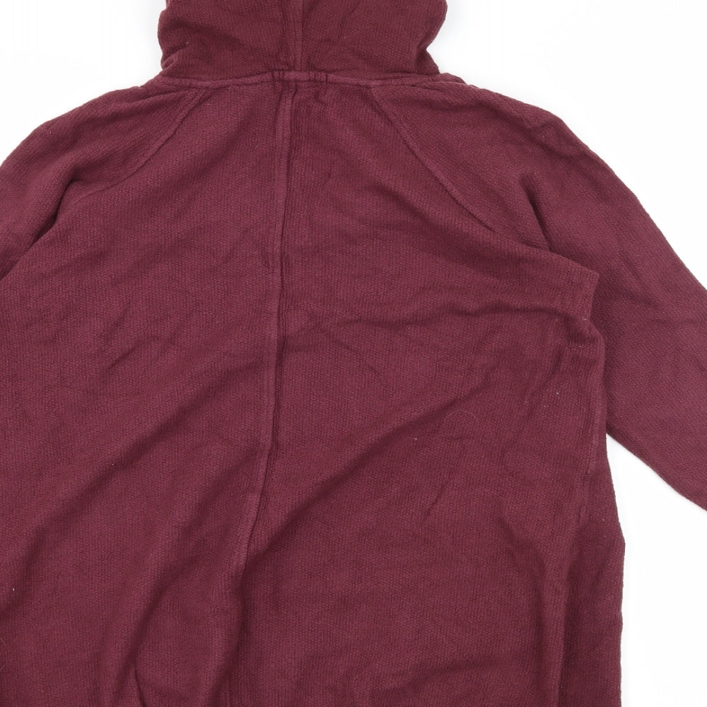 NEXT Womens Purple Jersey Pullover Hoodie Size 10