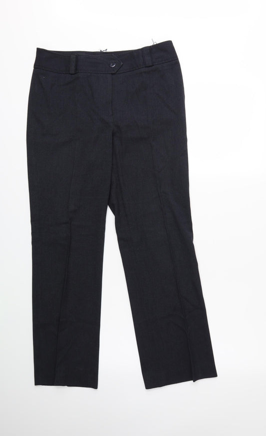 NEXT Womens Blue Trousers Size 10 L28 in