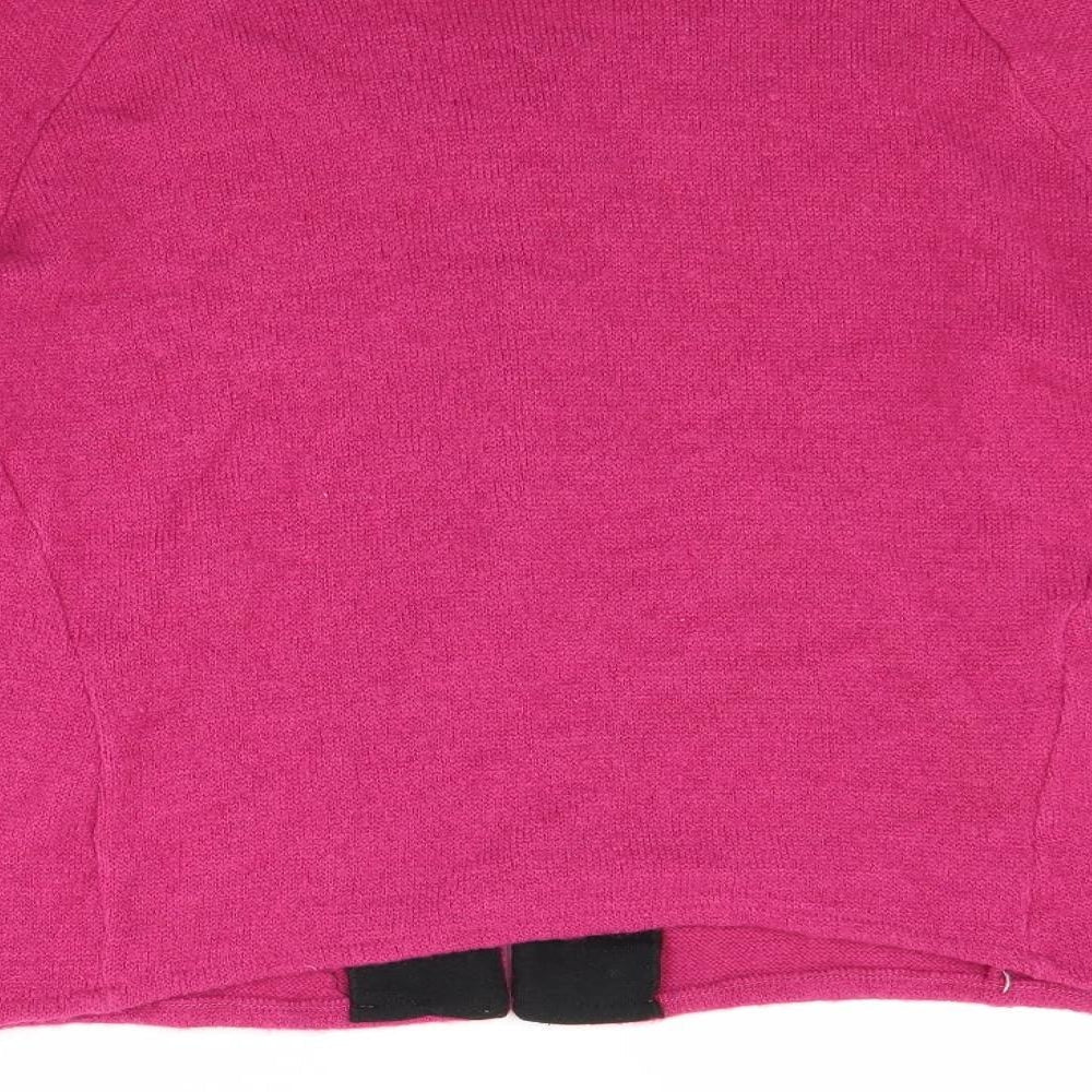 Brand and care label for andamio women’s pink jumper, size UK 18