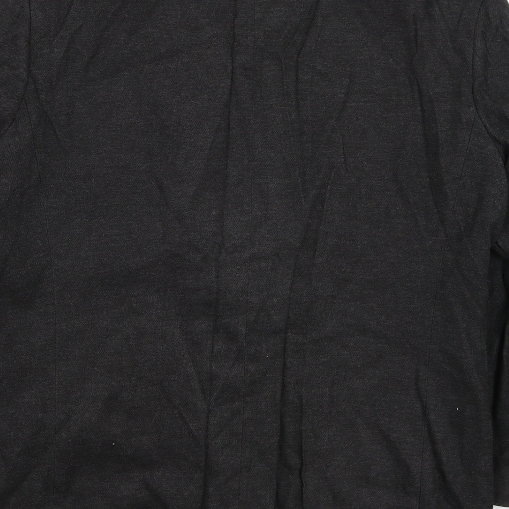 Brand and care label for Preworn men’s brown jacket suit jacket, size 38