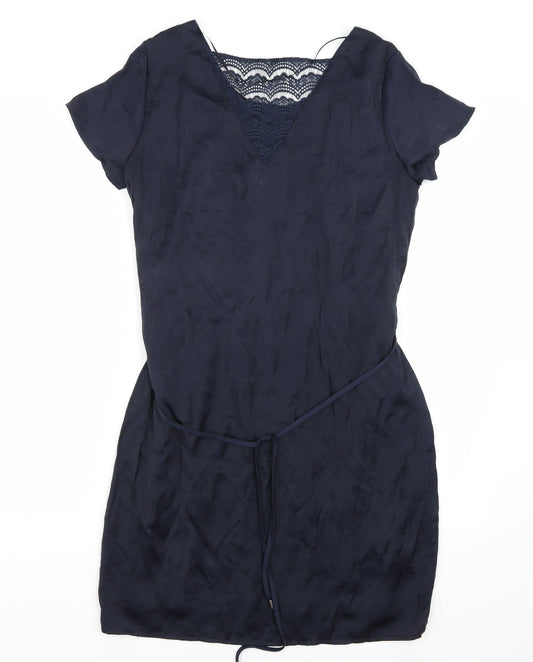 VILA Womens Blue A-Line Size S