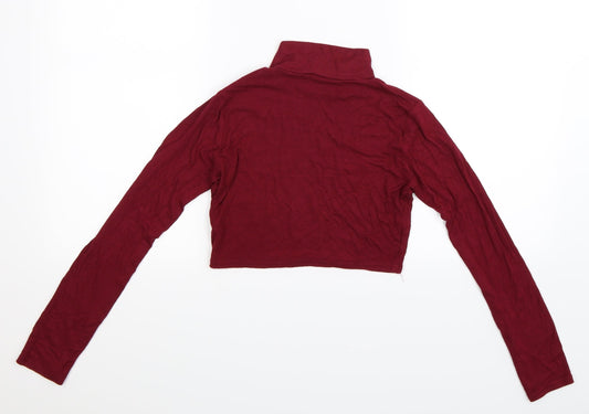 Missguided Womens Brown Knit Pullover Jumper Size 10