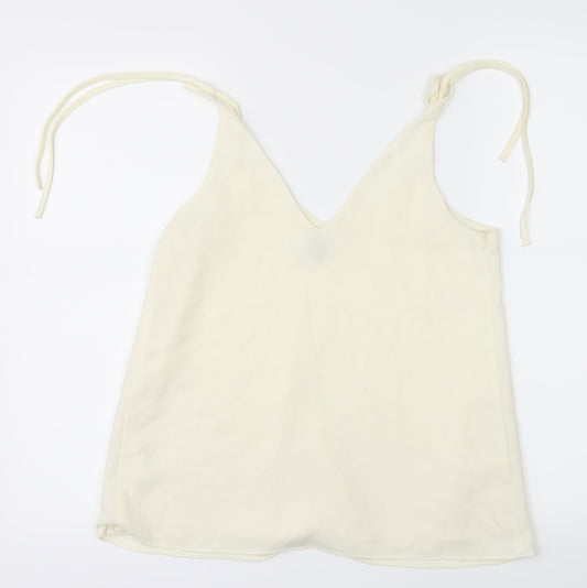 River Island Womens White Basic Blouse Size 8