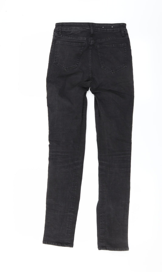 H&M Womens Black Skinny Jeans Size 8 L30 in