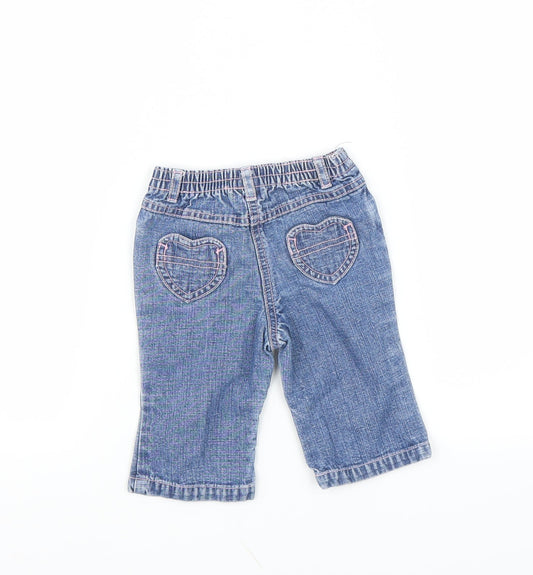 NEXT Girls Blue Jeans Size 3-6 Months