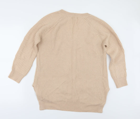 Society 8 Womens Orange Pullover Jumper Size 8