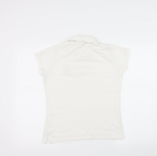 Rozen Boys White Jersey Basic T-Shirt Size M - Club France Mexico