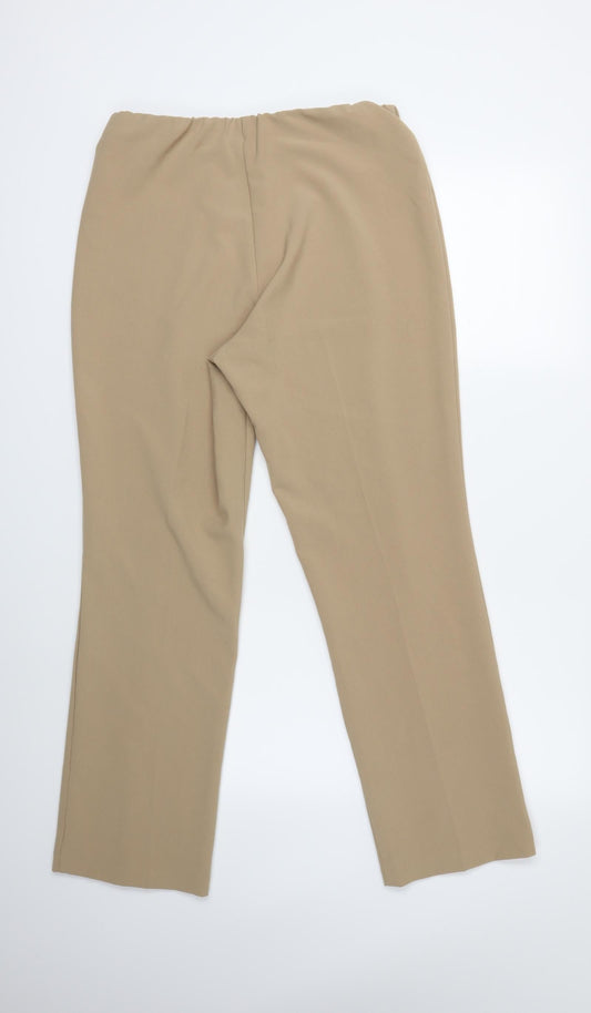 Classics Womens Beige Trousers Size 12 L29 in