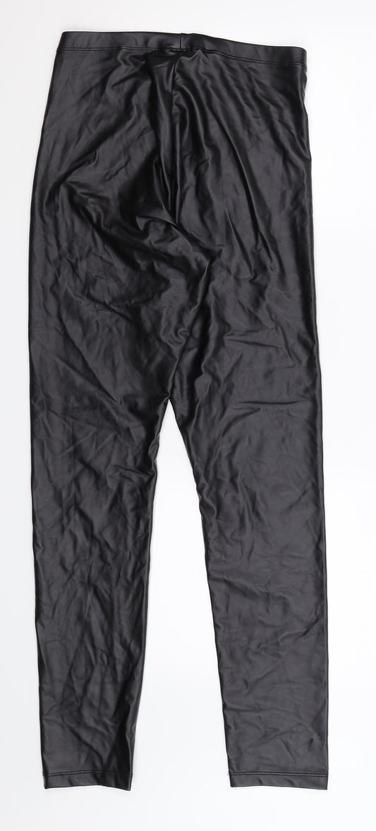 Preworn Womens Black Jegging Leggings Size 10 L30 in