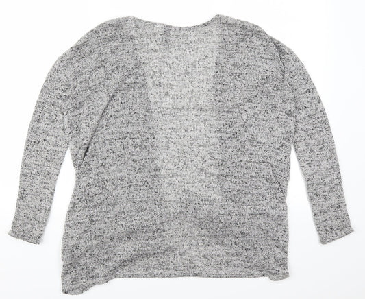 H&M Womens Grey Cardigan Jumper Size XS