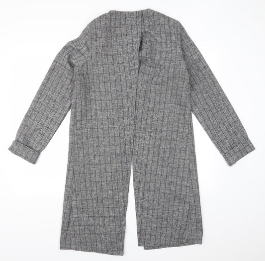 Boohoo Womens Grey Jacket Size 8