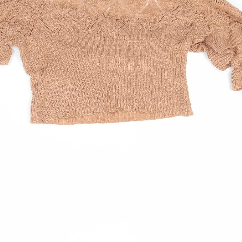 ASOS Womens Beige Pullover Jumper Size 14