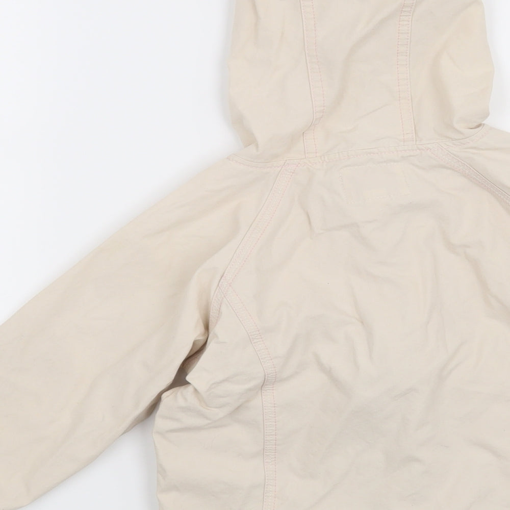 NEXT Girls Beige Overcoat Coat Size 2-3 Years