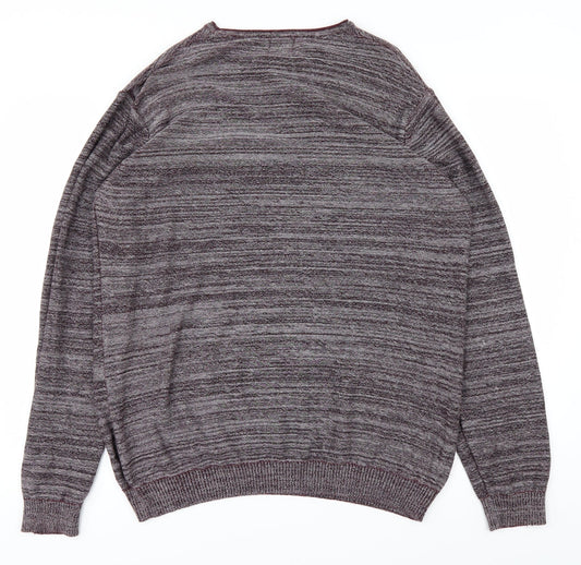 ACW85 Womens Purple Pullover Jumper Size L