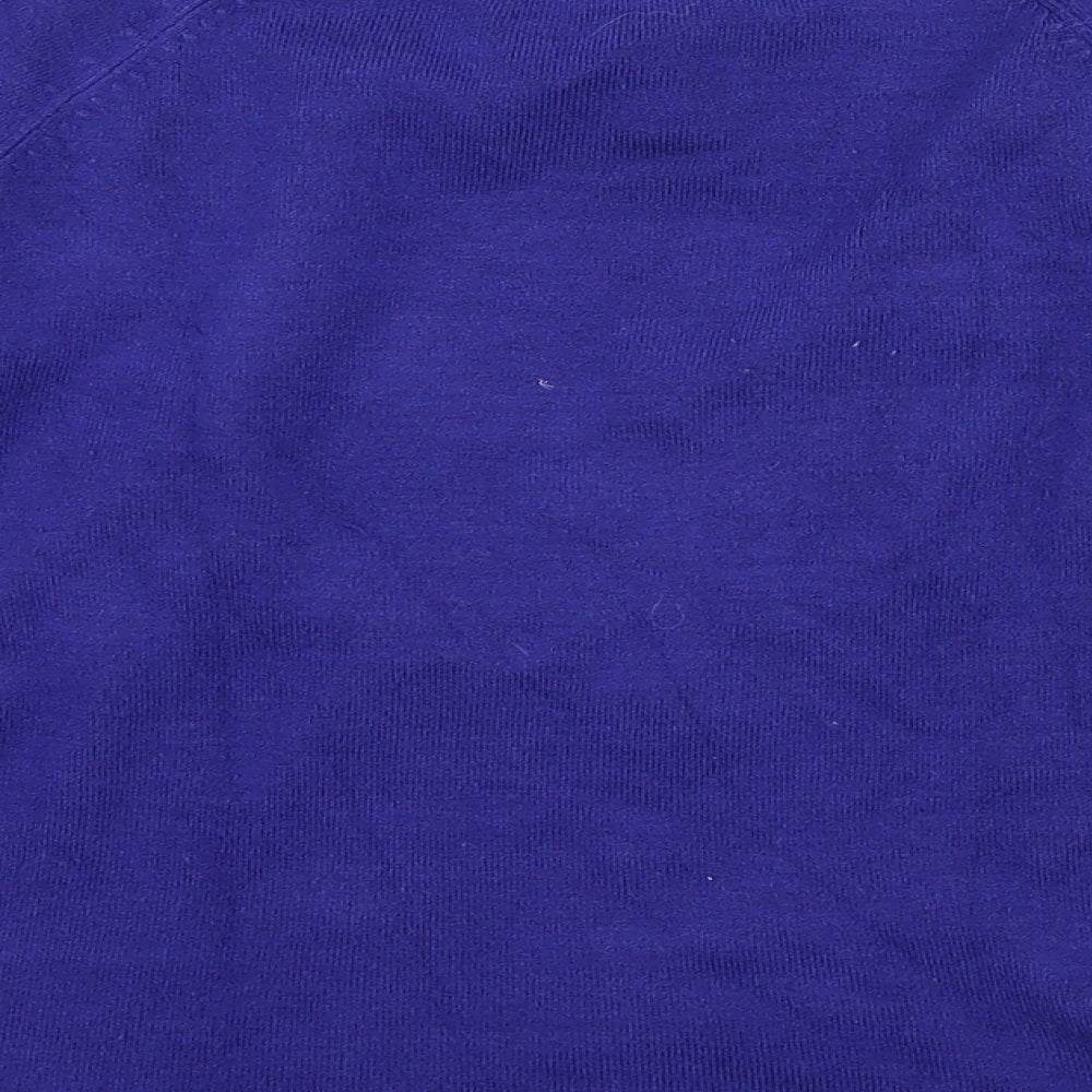 Brand and care label for Vero Moda women’s blue jumper, size XS