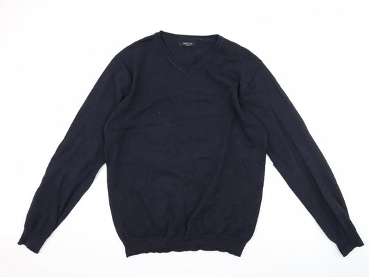 sandfield Mens Blue Pullover Jumper Size L