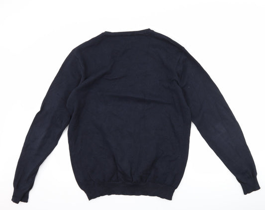 sandfield Mens Blue Pullover Jumper Size L