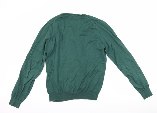 Zara Mens Green Pullover Jumper Size M