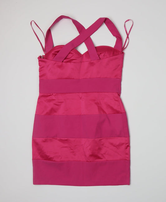 ASOS Womens Pink A-Line Size 10