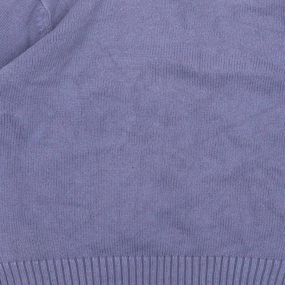 Marks and Spencer Womens Purple Knit Pullover Jumper Size 14