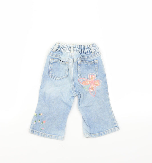 Gap Girls Blue Jeans Size 6-9 Months