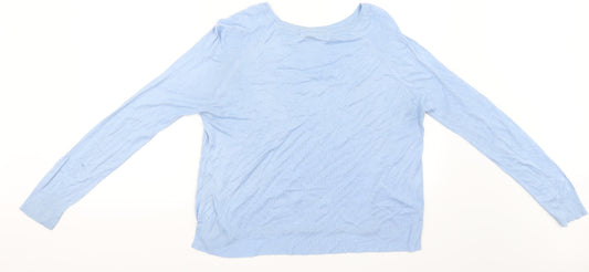 Zara Womens Blue Cardigan Jumper Size 6