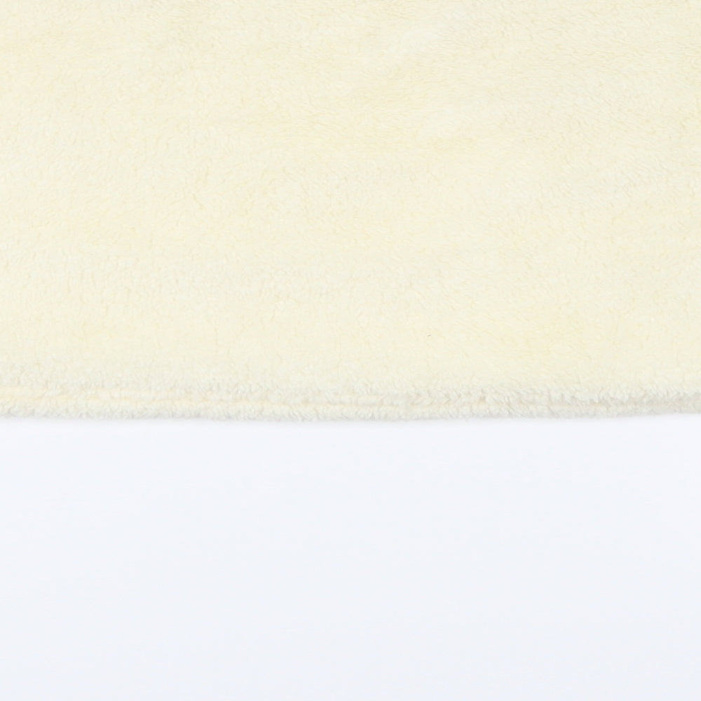 Brand and care label for Naanaa women’s yellow fleece top pyjama top, size S, - loungewear