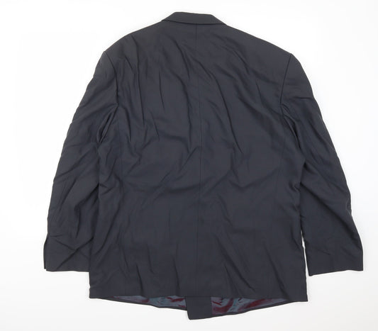 Benvenuto Mens Grey Jacket Suit Jacket Size 44