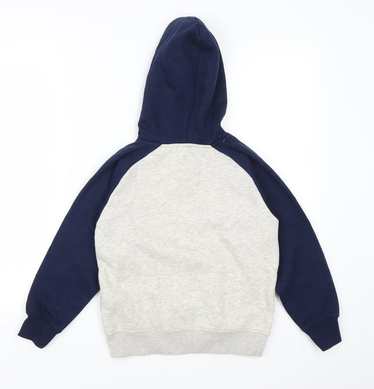 Nickelson Boys Blue Pullover Hoodie Size 6-7 Years