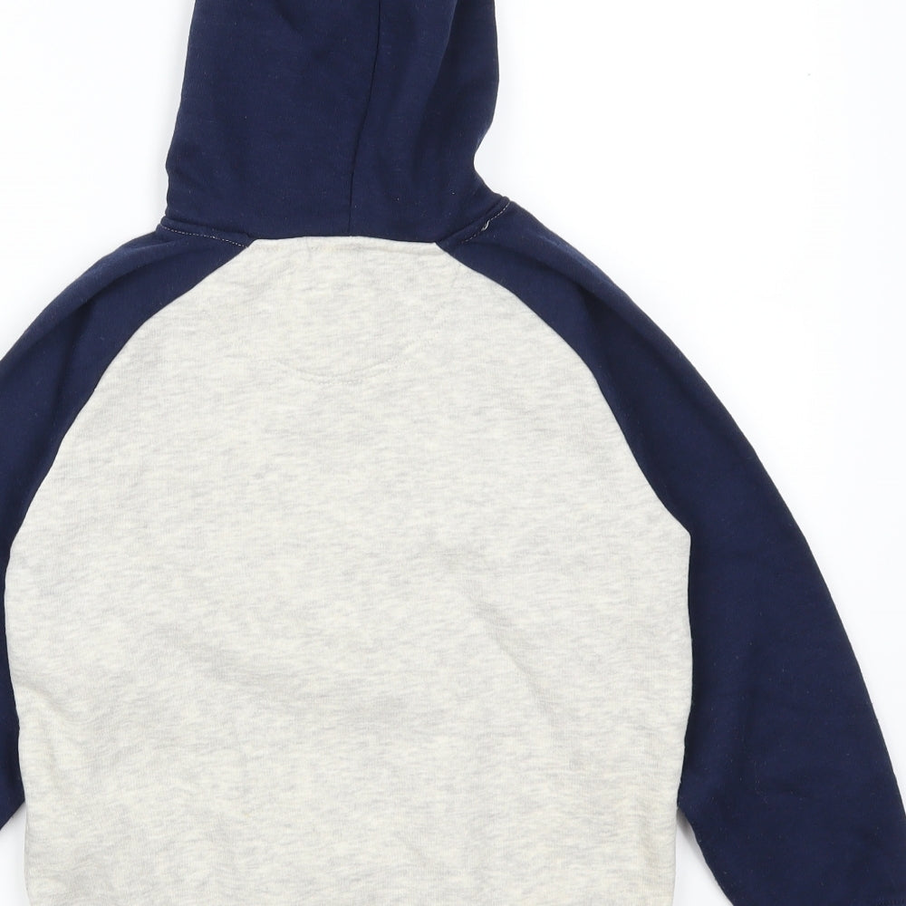 Nickelson Boys Blue Pullover Hoodie Size 6-7 Years