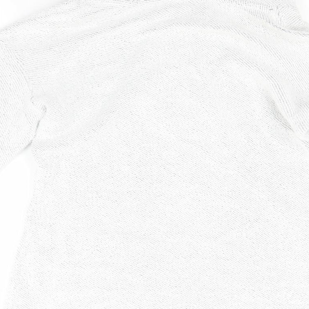 Brand and care label for Merona women’s grey jumper, size XS
