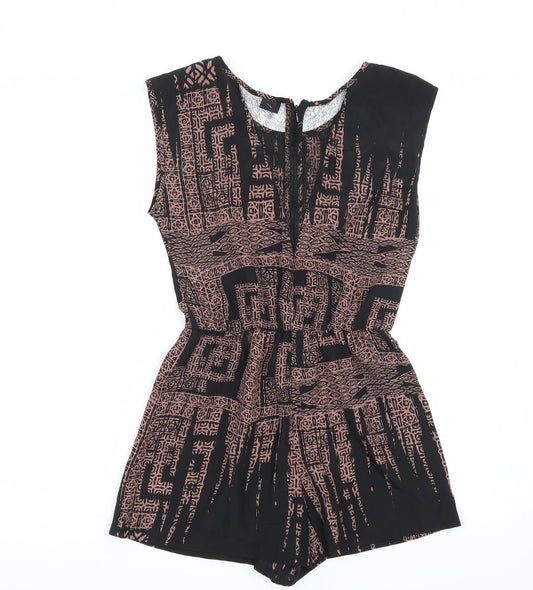 Sparkle & Fade Womens Black Playsuit One-Piece Size XS