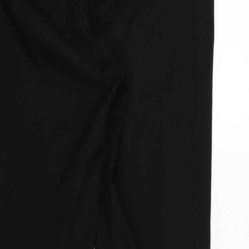 Target Womens Black Rayon Trousers Size 12 L28 in