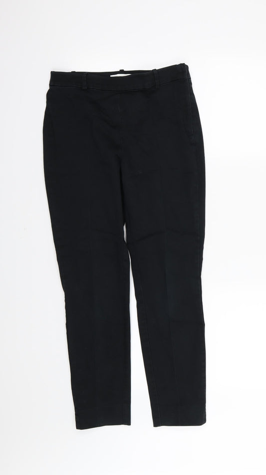 H&M Womens Black Trousers Size 10 L27 in