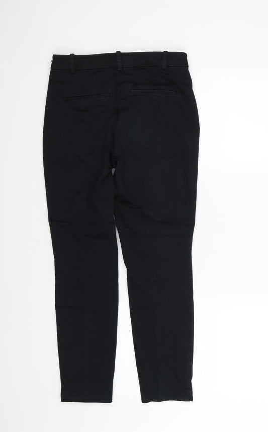 H&M Womens Black Trousers Size 10 L27 in