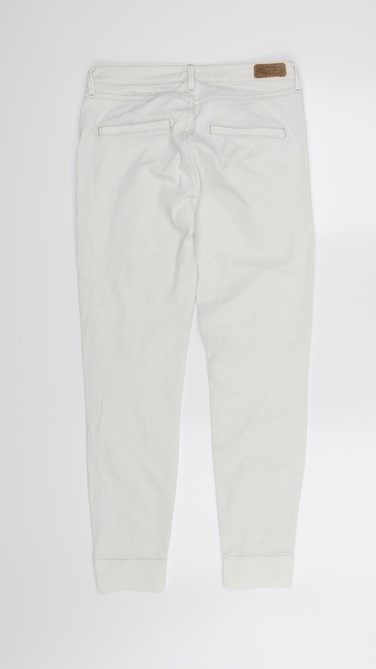 Mango Womens White Denim Skinny Jeans Size 10 L26 in