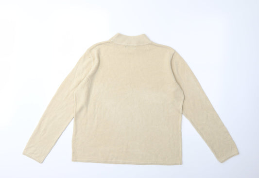 Bonmarché Womens Beige Knit Pullover Jumper Size M