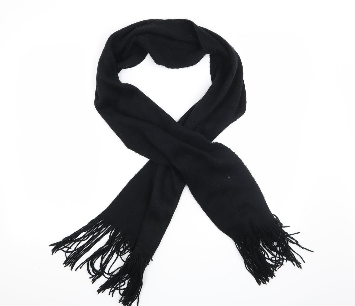 Front view of H&M women’s black scarf