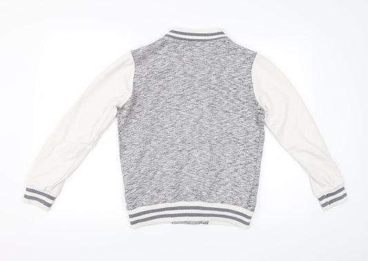 BSK Girls Grey Pullover Sweatshirt Size M