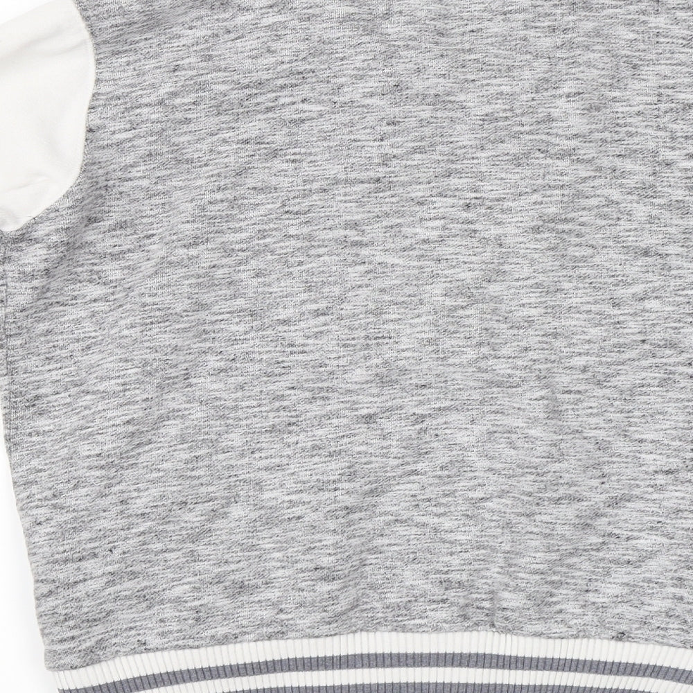 BSK Girls Grey Pullover Sweatshirt Size M